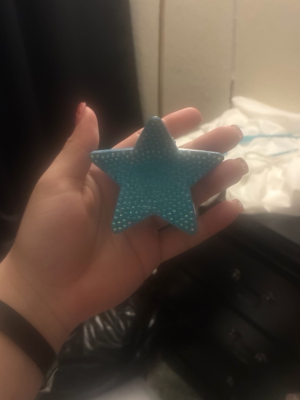 Blue Star-Shaped claw Clip - hair Accessories